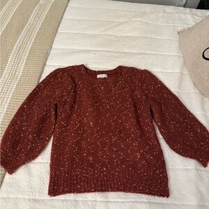 Calvin Klein Jeans Maroon Speckled Sweater
